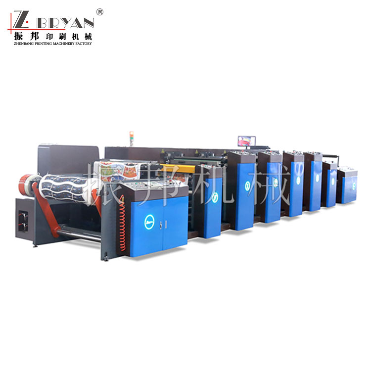 四色花瓣式機(jī)組柔版印刷機(jī)